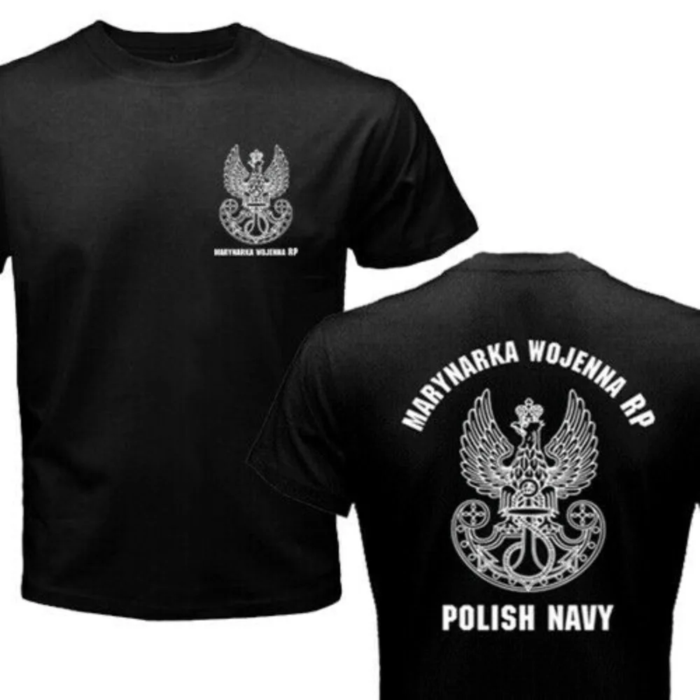 Poland Polish Naval Marynarka Wojenna Rp Armed Forces Military Men T-shirt Short Casual 100% Cotton O-Neck Shirts