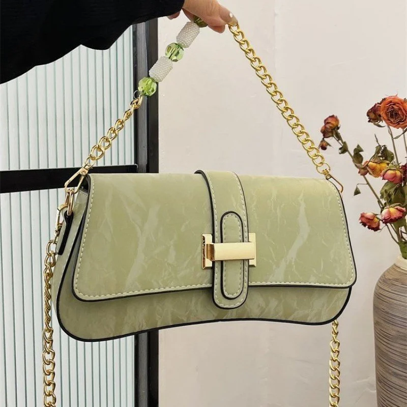 

Elegant-luxe 2025 New Ladies Luxury Brand Leather Crossbody Bag Famous Designer Vintage Popular Classic​