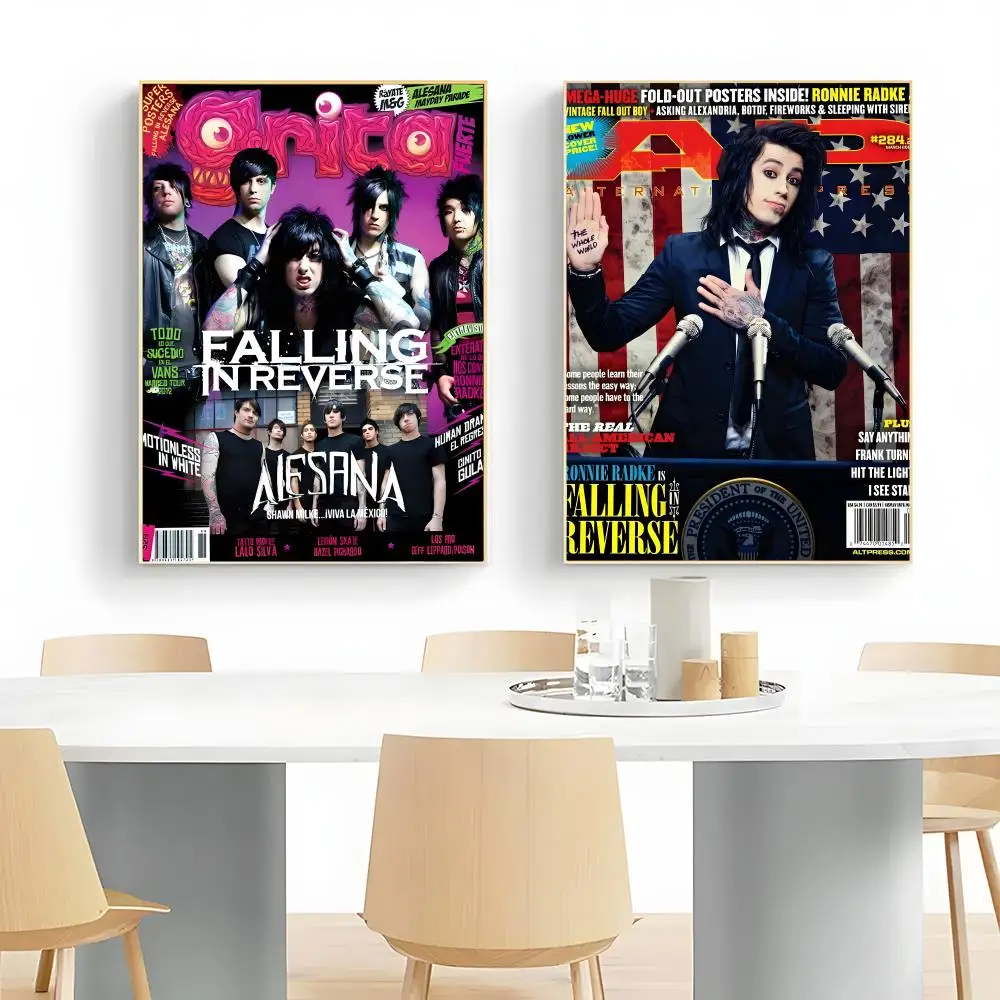 rock band f-Falling In Reverse Poster Wall Art Print Decorative Mural Home Decor Gift Unframed