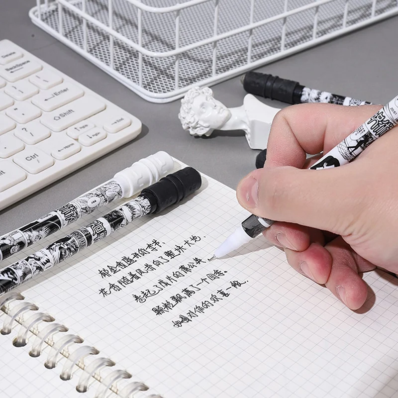 1 ชิ้นตลกปั่นปากกาเล่นเกมสําหรับเด็กไม่ลื่นเคล็ดลับกลิ้งเขียนปากกาเจล