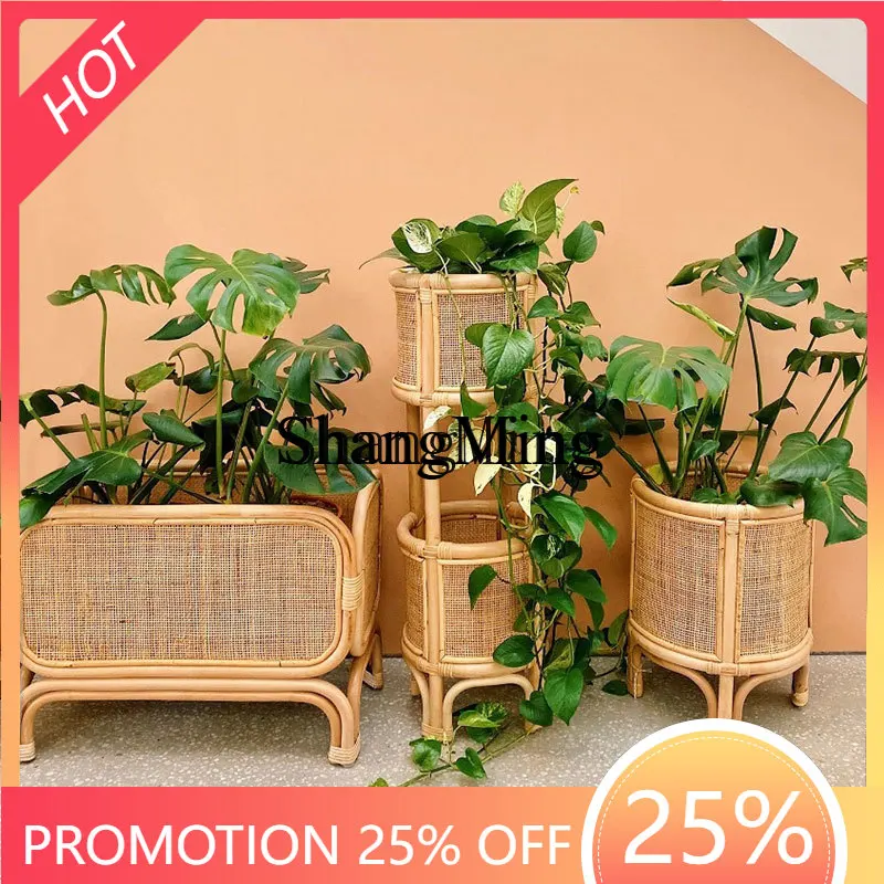 CL flower stand balcony bay window shelf corridor indoor and outdoor dormitory flower stand plant decoration