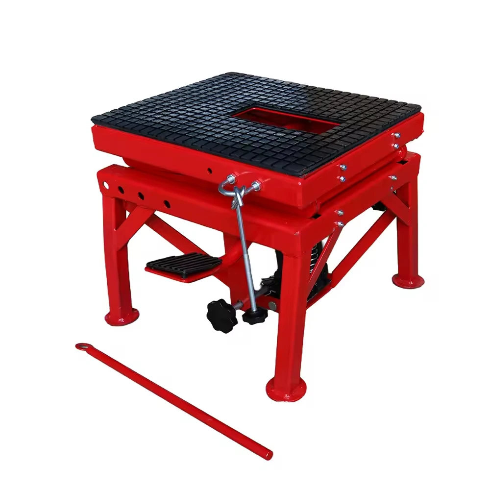 Hydraulic Motorcycle Lift Jack,  Steel ATV Lift Stand Hoist, Portable Motorcycle Bike ATV UTV Lift Table Jack Hoist Stand