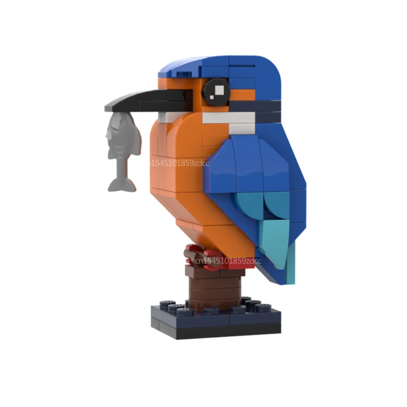 MOC Dier Vogel Raaf Ijsvogel Feral Duif Model Bouwstenen Set Robin Eagle Montage Bricks Speelgoed Verjaardag Kerstcadeaus