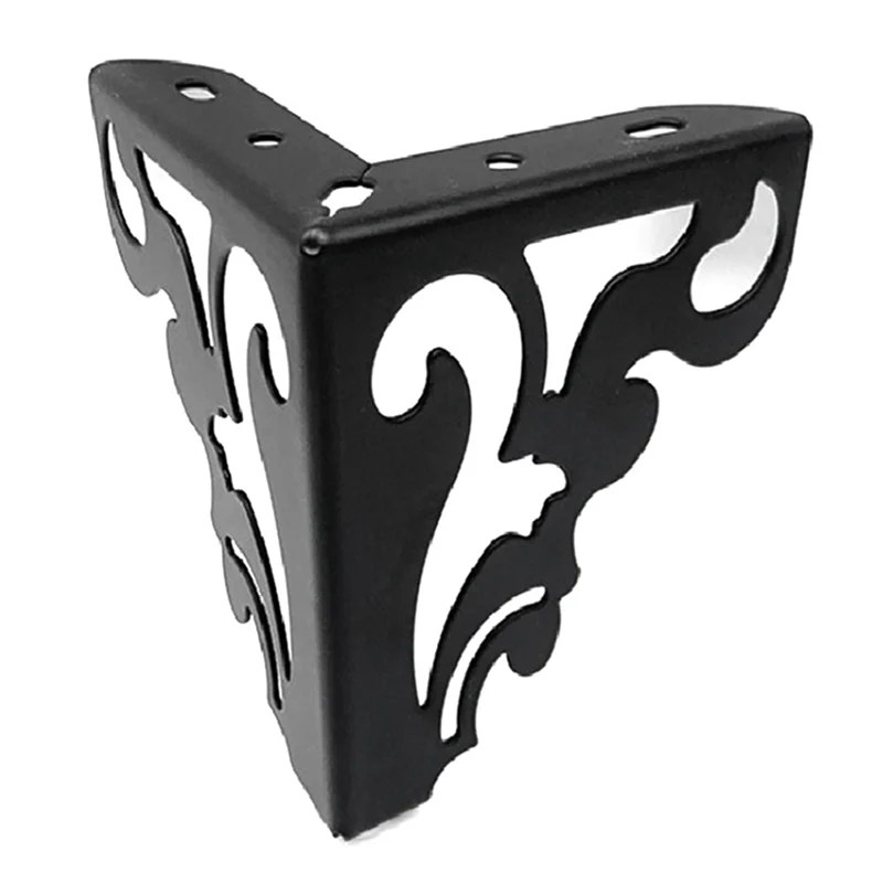 AF95-4개/세트 금속 가구 다리 속이 빈 발 소파 의자 테이블 캐비닛 침대 DIY 액세서리 오픈워크 가구 다리