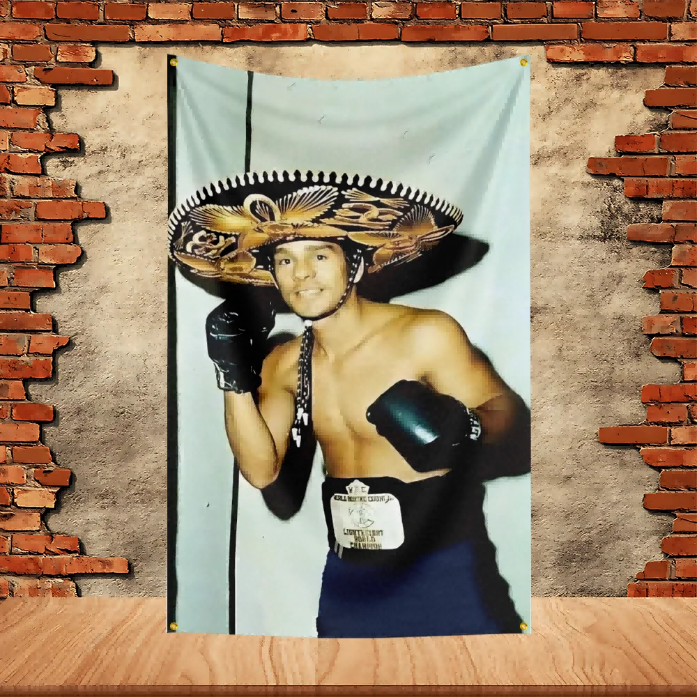 Roberto Durán Boxing Party Flag Polyester Printed Flag Banner Tapestry for Garden Garage Decoration Concert Flag