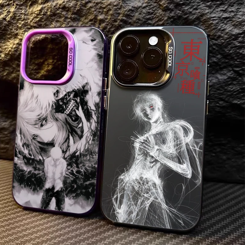 Чехол для телефона «Аниме Токийский гуль Канеки Кен» для iPhone 15 16E 16 11 14 13 12 Pro Max XS X XR Plus 8 7 SE 2020 Противоударный жесткий чехол