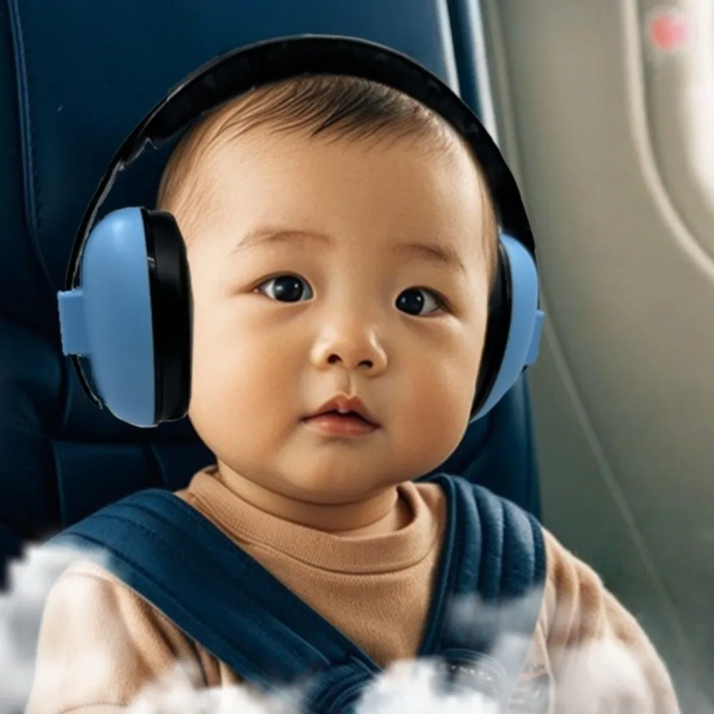 غطاء للأذنين للأطفال قابل للتعديل، تصميم خفيف الوزن، مريح، غطاء للأذنين عازل للصوت، بطانة ناعمة آمنة #2