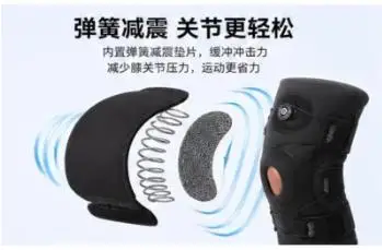 Elbow Knee Pads Sports Safety Spring Stabilizer Knee Guard Men EVA Shock Absorb Patella Support Outdoor Fitness Squat Protector