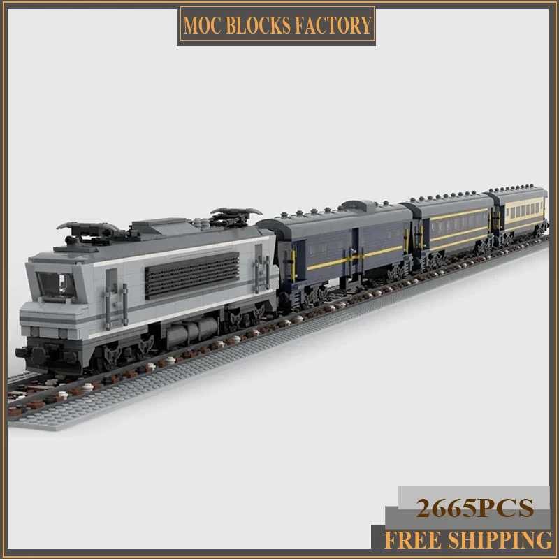 Technical Moc Bricks Car Model Orient Express Luxury Train Modular Building Blocks Gifts Toys For Children DIY Sets Assembling