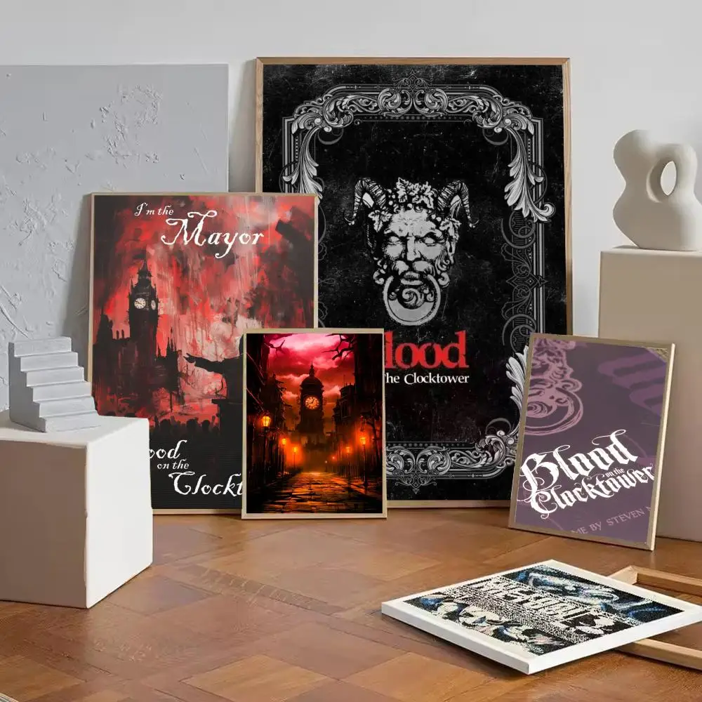 Blood On The Clocktower Board Game Poster Paper Print Home Living Room Bedroom Entrance Bar Cafe Art Painting Decoration