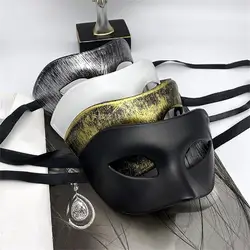 Woman Men Masquerade Mask Prom Retro Pattern Solid Color Masks Mardi Gras Costume Party Easter Wedding Birthday Halloween