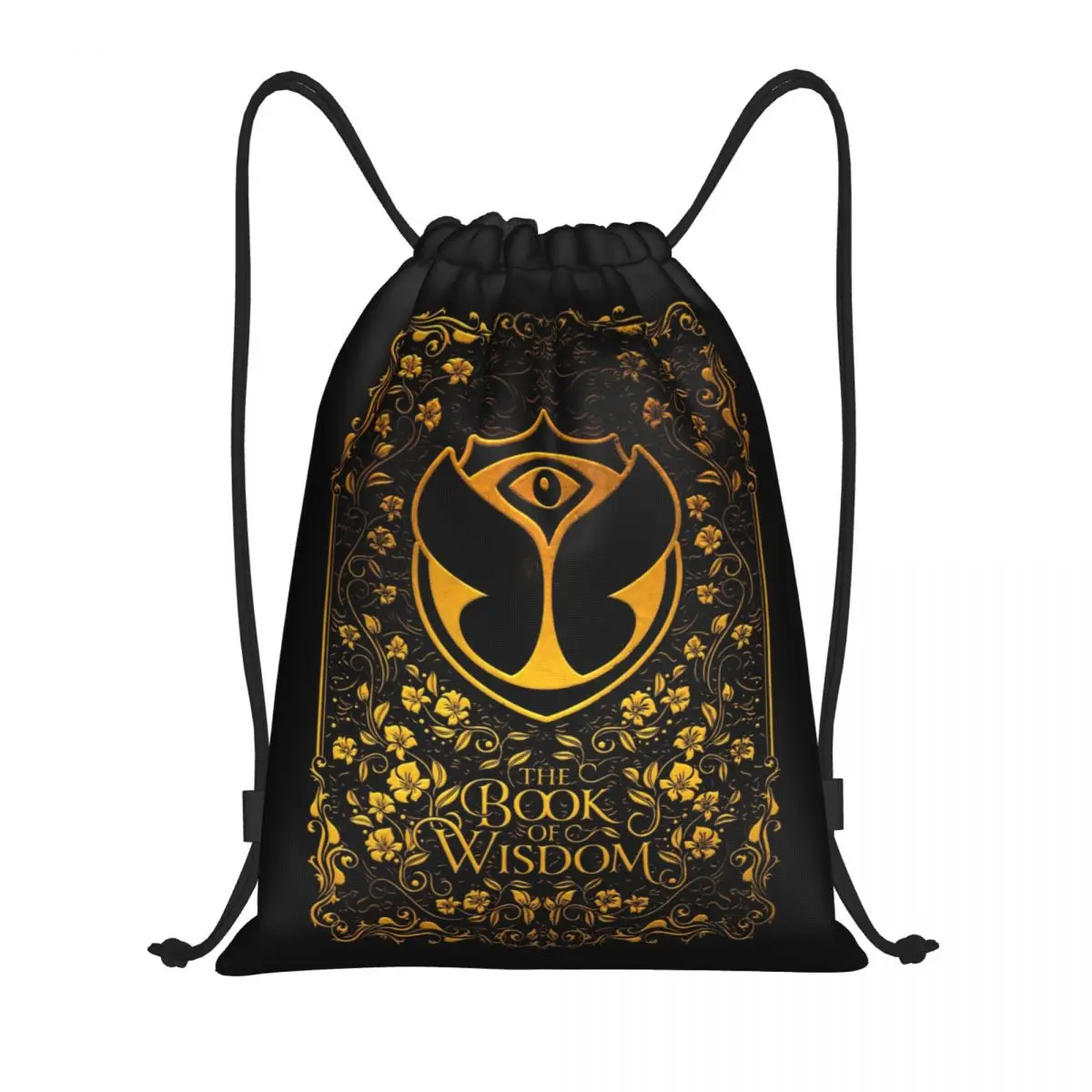 Custom Tomorrowlands Drawstring Backpack Sports Gym Bag for Men Women Belgian Electronic Dance Music Festival Training Sackpack