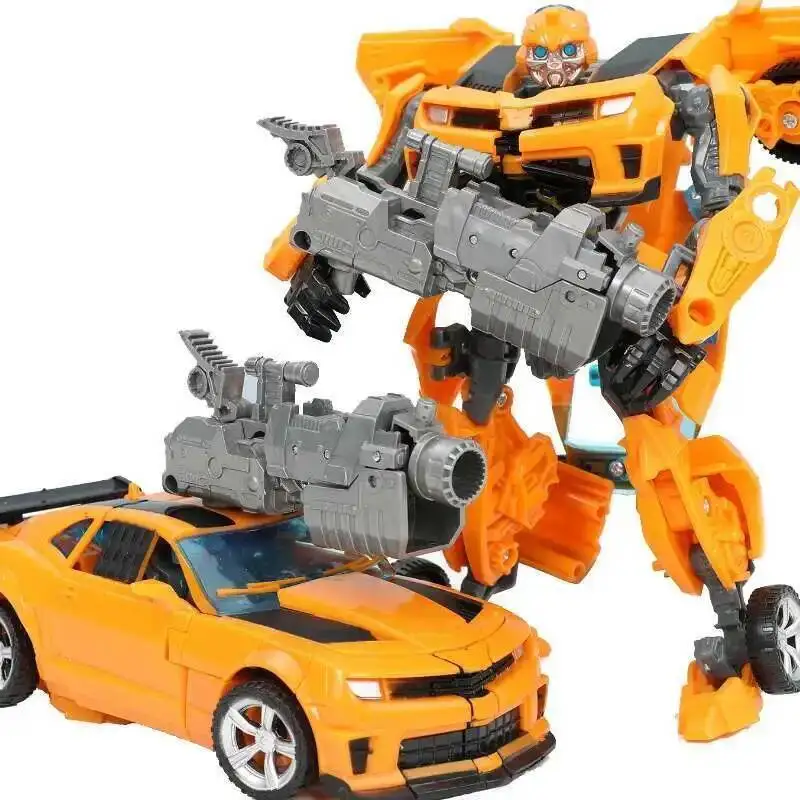 Transformation Action Figure Toy Masterpiece OP Commander Prime Bumble Bee Movie Model 18cm Alloy Deformation Car Robot Gift Kid