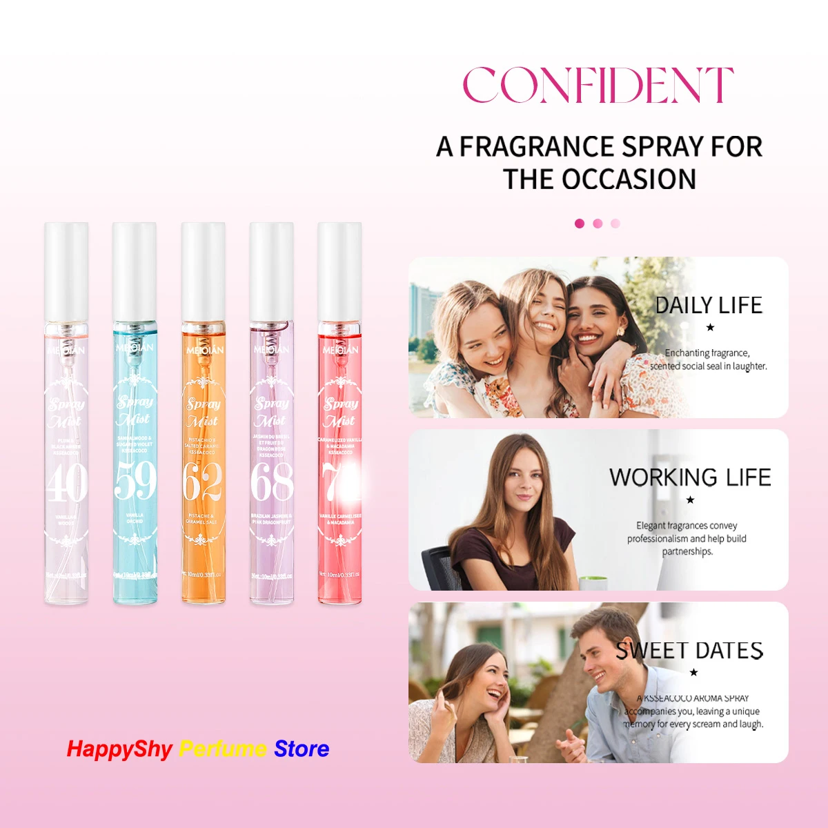 10 مللي هدية صندوق البرازيلي العطور الرقمية الجسم سيارة الملابس الشعر خالية من الكحول رائحة العطر رذاذ طويلة الأمد مزيل العرق الهواء النقي #4