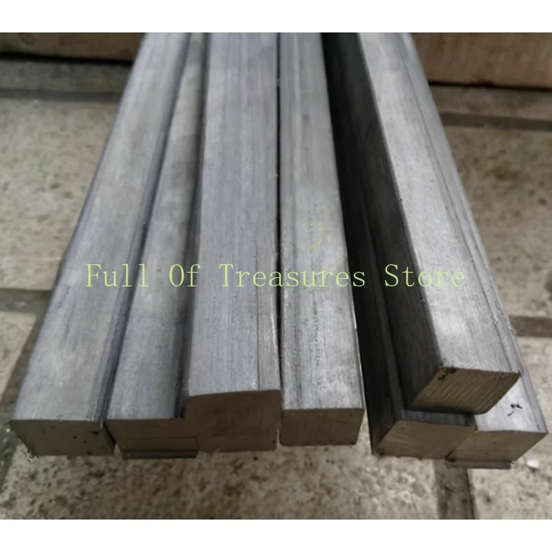 1PC TA2 Pure Titanium Square Bar 6x6mm 8x8mm 10x10mm 12x12mm 15x15mm 16x16mm 20x20mm for Machine Parts Length 500mm