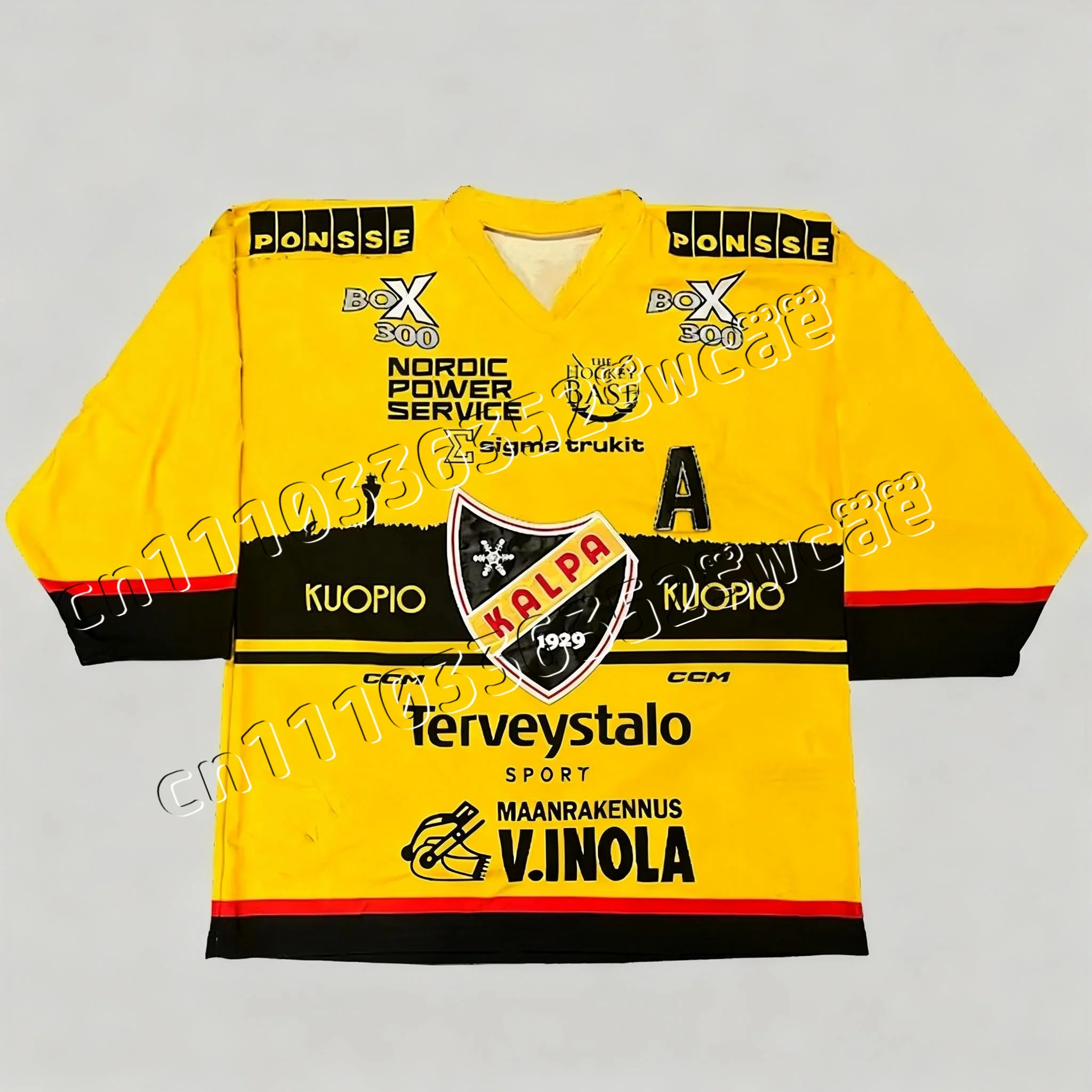 Finnland Neuankömmling Kalpa Team Hockey-Trikot Heim Auswärts Langarm-T-Shirt Herren Kinder Unisex Top Finnische Fans