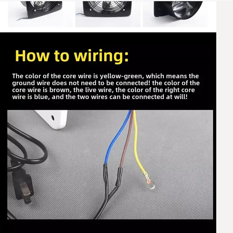 

Мощный кухонный вытяжной вентилятор 220 В с высокопроизводительным дымоотсосом, сильная вентиляционная машина для домашнего использования AM