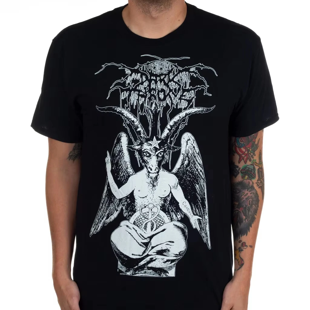 Sheep Headed Demon Darkthrone  Band T-Shirt Cotton Graphic Tee Men Women Summer Streetwear