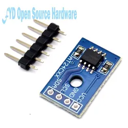 Módulo de memória EEPROM com interface I2C, AT24C02, 04, 08, 16, 32, 64, 128, 256 selecionável