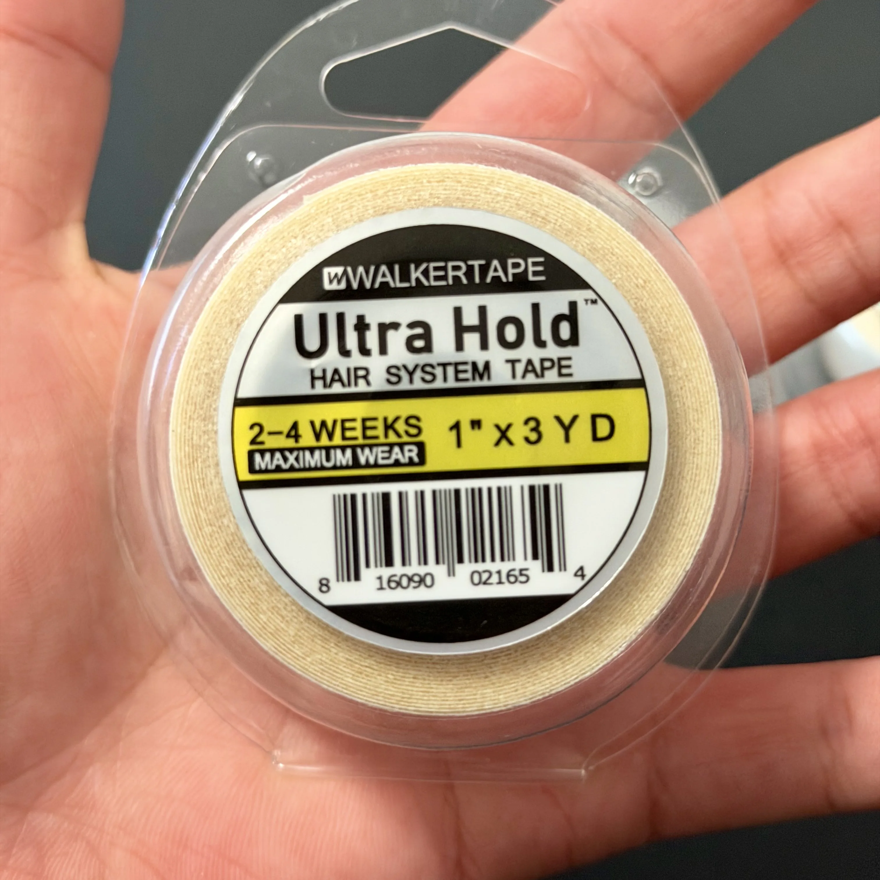 1 Roll 0.8 cm/1.27cm/2.5cm 3 Yards Super Hair White Tape Double-Sided Adhesive Tape for Hair Extension/Lace Wig/Toupee