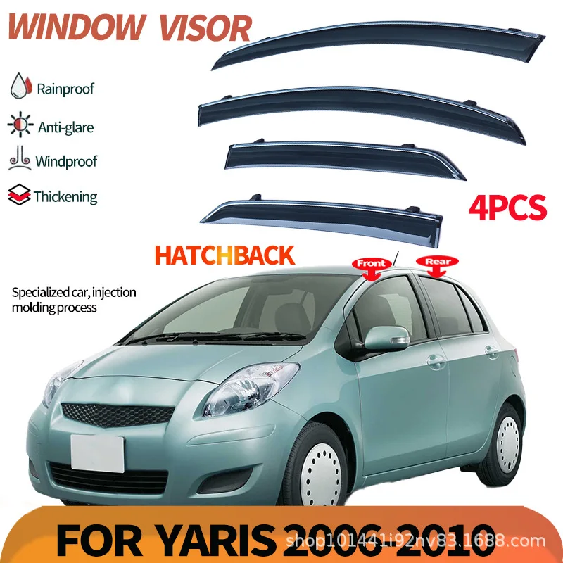 

Suitable for Toyota Yaris rain and shine window rain shield YARIS xp90 2005-2010Window visor