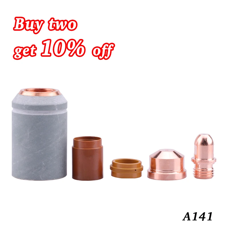 A101 A141 Electrode Nozzle 1.7mm 1.4mm Plasma Cutter Tor Tip Shield PR0101 PD0101 Protective Sleeve Vortex Ring