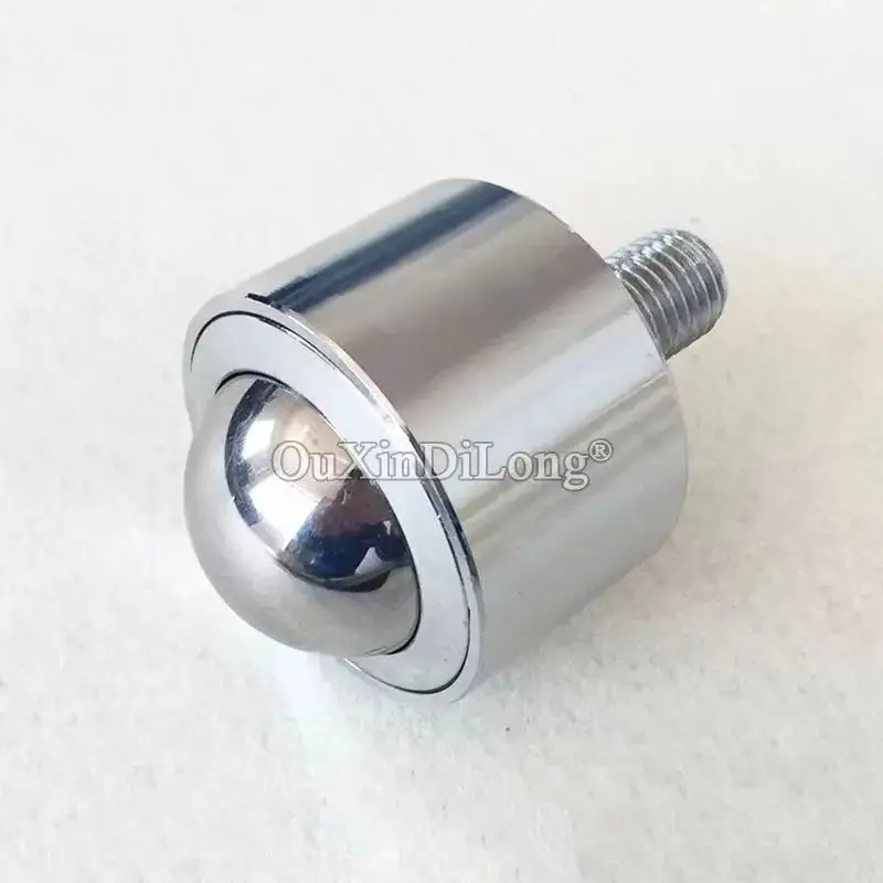 4PCS Metal Heavy Duty Precision Conveying Transfer Unit Ball Bearing Conveyor Rollers Universal Bull's Eye Wheel Load 200KG/PCS