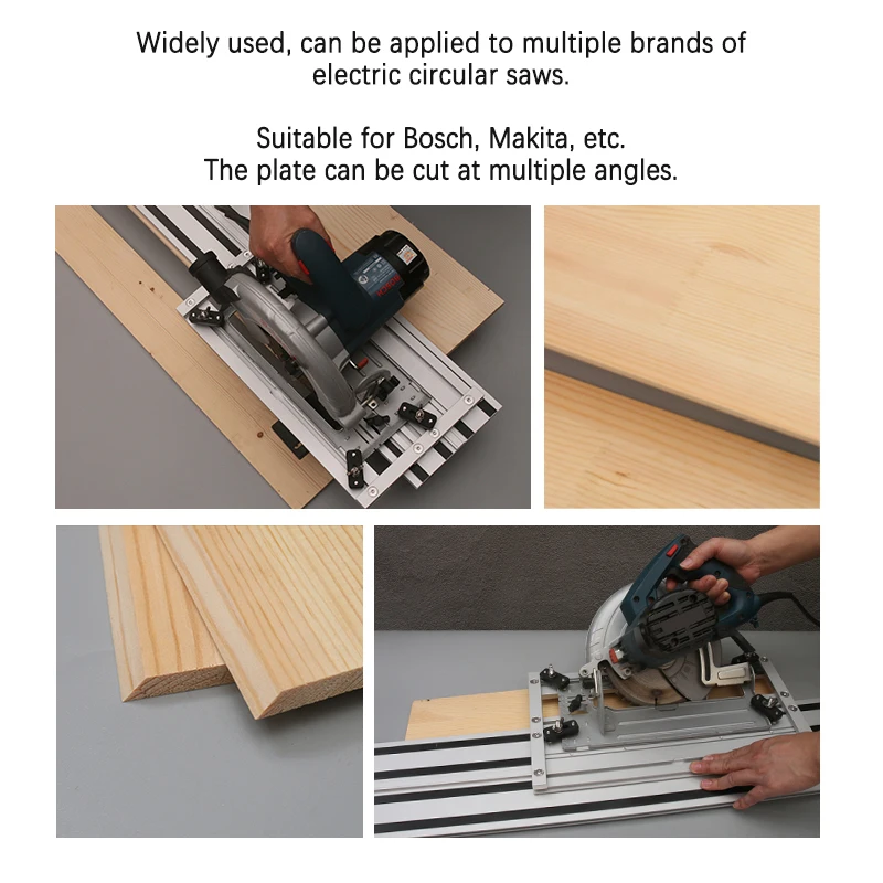 7INCH 9INCH Electric Circular Saw Guide Bottom Plate Tool Accessory Part Rail Straight Cutting Saw Guide Woodworking
