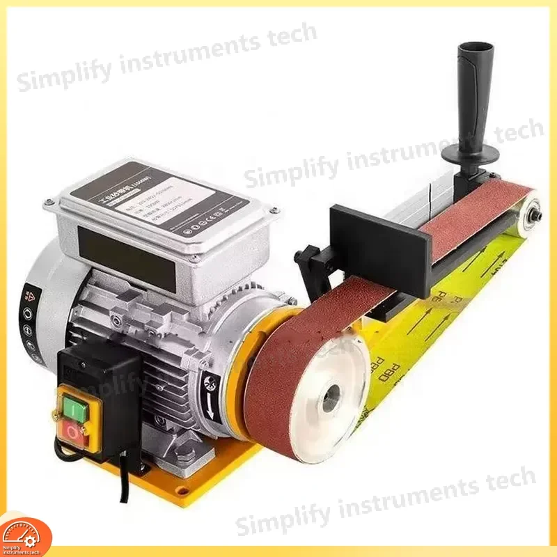 Belt Sander Desktop Bench Grinder Metal Wood Polishing Knife Sharpener Sanding Tool for DIY Workshop