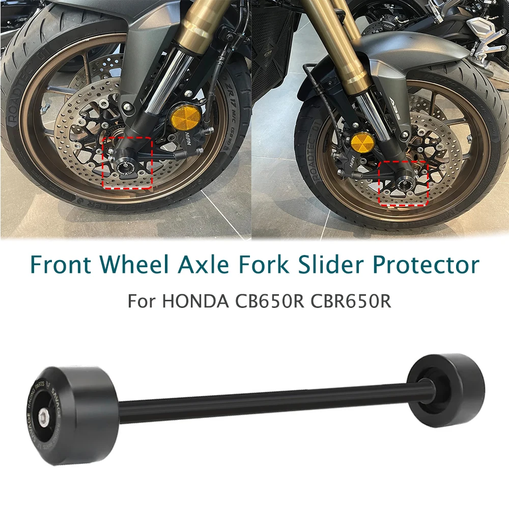 

For HONDA CB650R 2022 CBR650R cbr650r 2019-2023 Motorcycle Front axle fork protection slider collision protection device