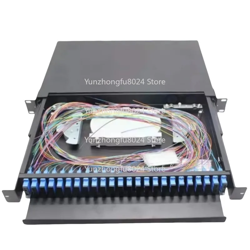 Drawer Type Optical Fiber Box Distribution Frame 12 24 48 72 96 144 Core Optical Fiber Distribution Frame