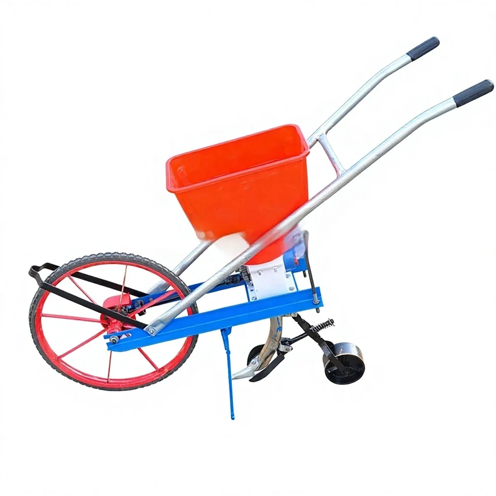 Versatile Manual Seeder for Corn Soybean Grain & Lawn in Garden & Field