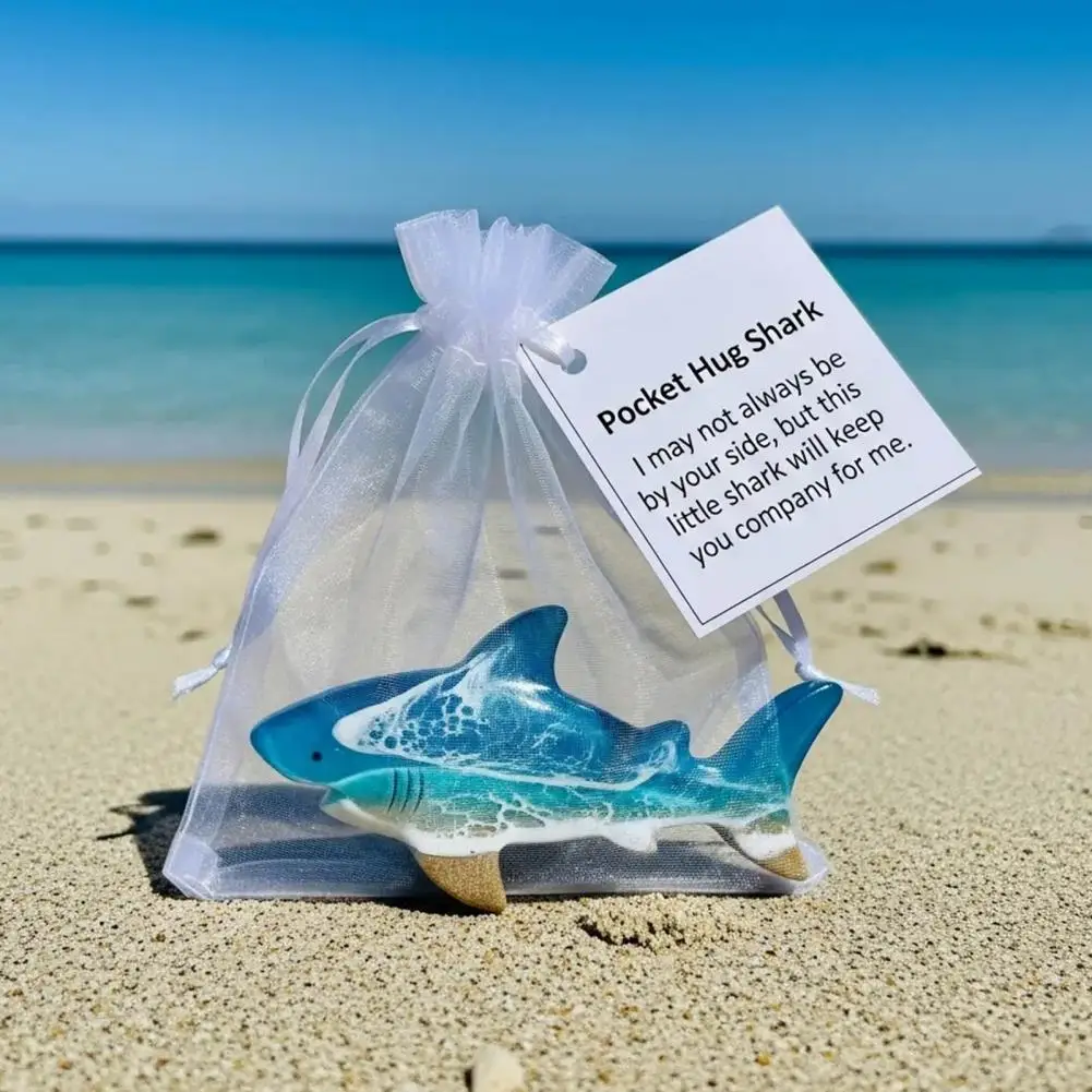 Pocket Hug Card Pocket Hug Resin Token Set Emotional Support Mini Statues with Positive Card Inspirational Dog Turtle Octopus