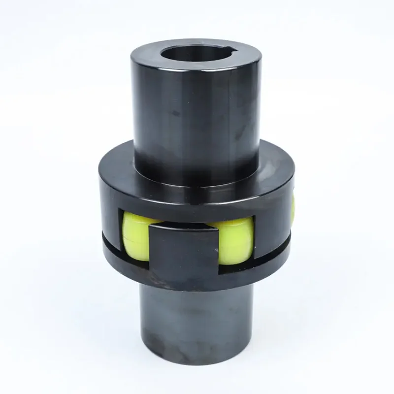 Plum blossom star shaped coupling 45 # steel claw elastic ML connector high torque keyway coupling water pump shaft coupling