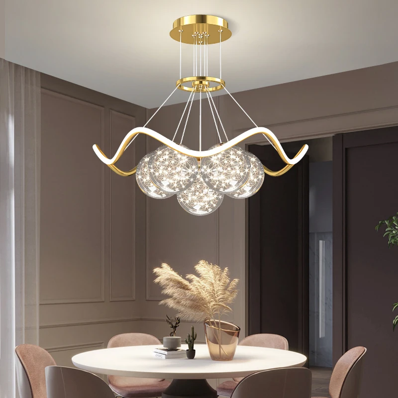 

Modern LED Chandeliers for Living Room Dining Room Kitchen Bedroom Hanging Pendant Lighting Indoor Decor Chandeliers Home Lights
