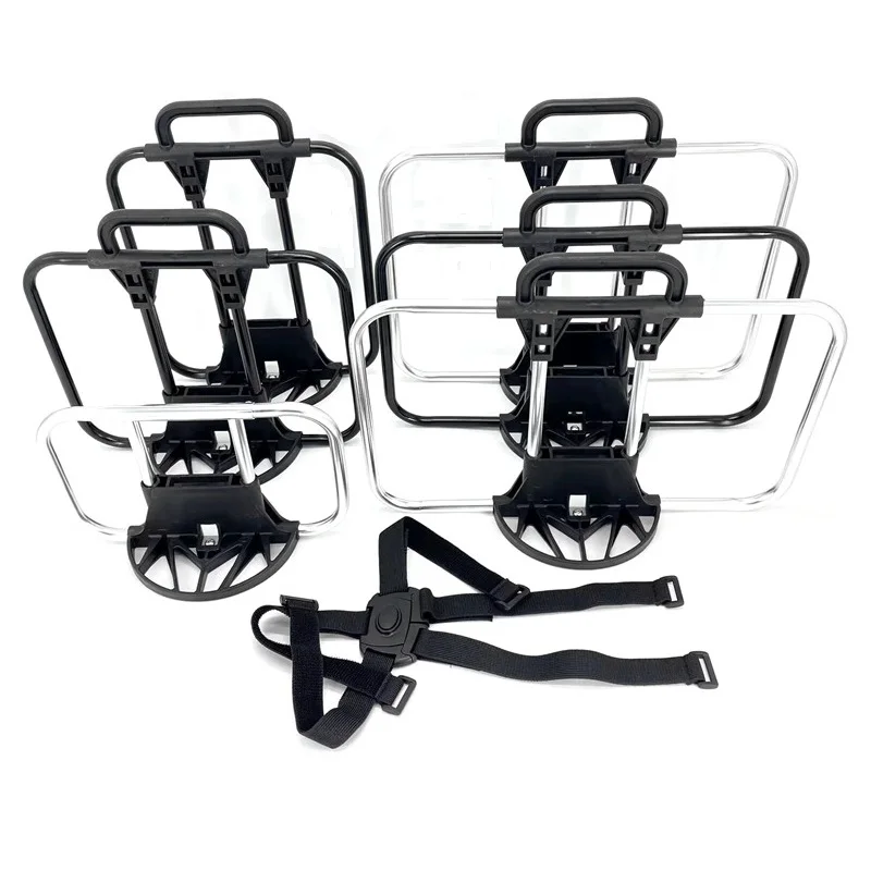 Folding Bike Front Bags Racks Bracket For Brompton Bicycle Backpack S-bag Carrier Block Frame  Aluminum Alloy Brackets