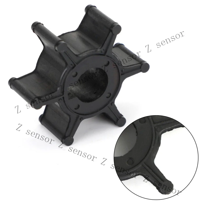 Z+ WATER PUMP IMPELLER for Yamaha F2.5A/F2.5B/3A 6L5-44352-00 2.5hp 3hp 4 Stroke T9