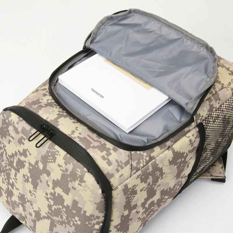 20L Camouflage Insulated Backpack Outdoor Picnic Beer Cooler Bag Waterproof Portable Beer Bag Lock Fresh Insulated Lunch Bag