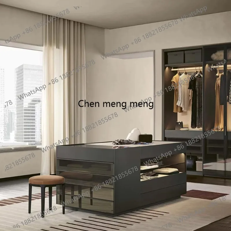 

Индивидуальный демонстрационный шкаф-витрина для гардеробной, домашний гардероб, витрина для торгового центра