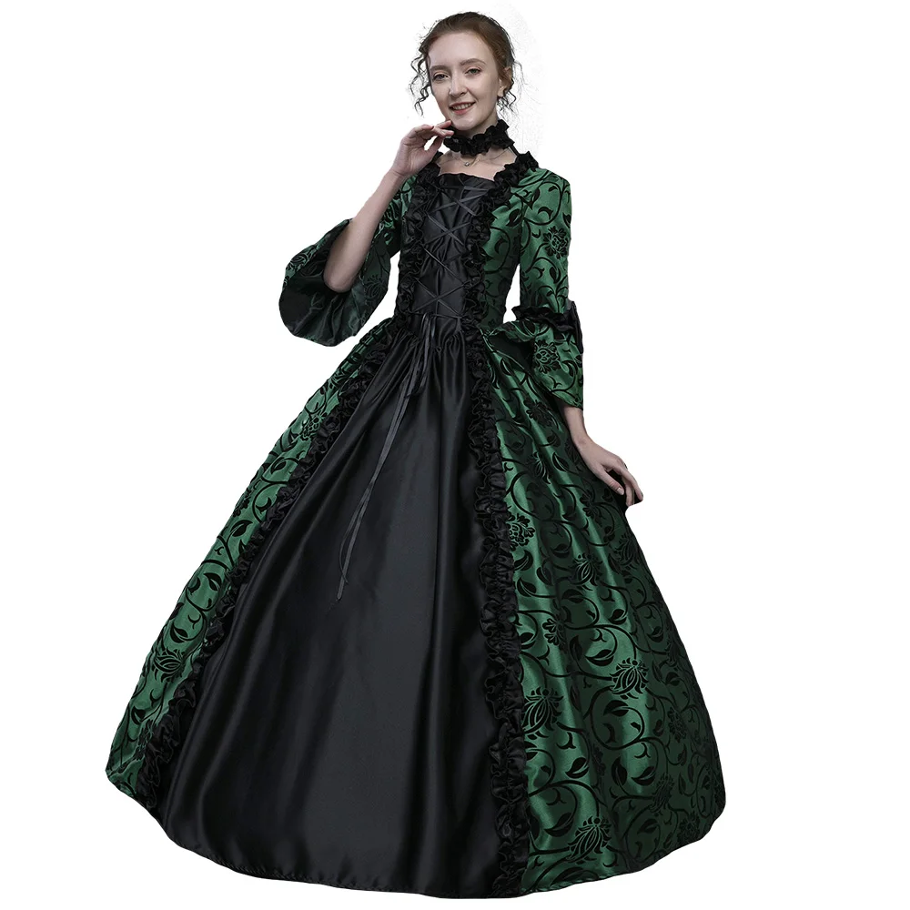 black and white plus size dresses cocktail Ball Gown Victorian Dress main image 1