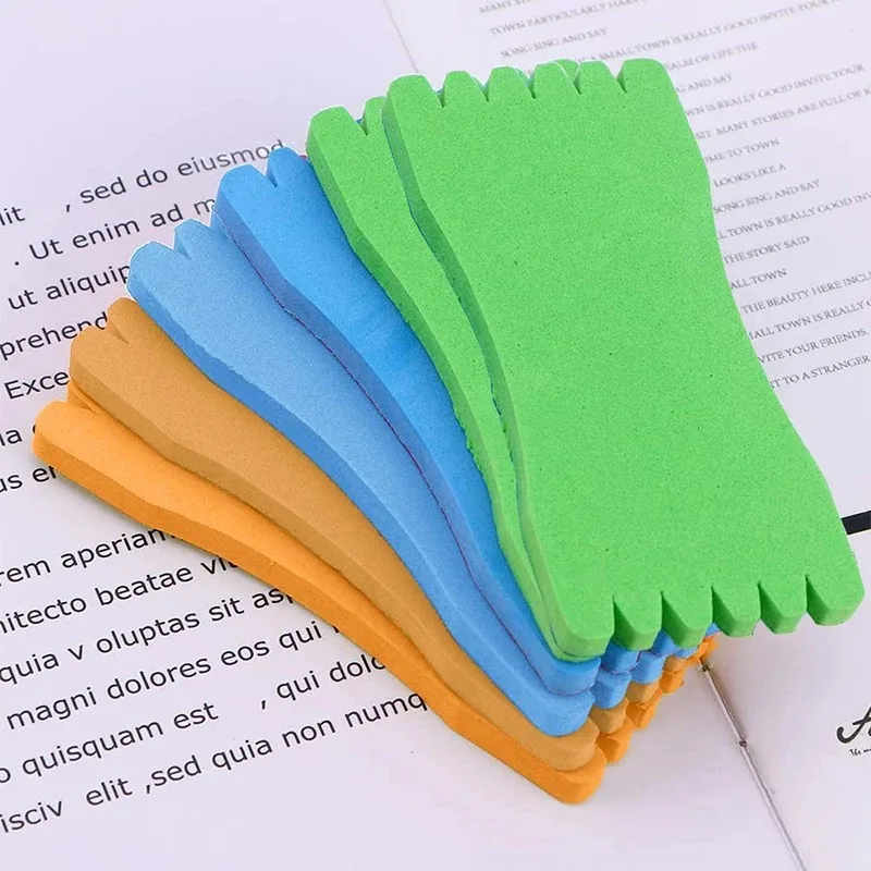 10Pcs Fishing Foam Spools Fishing Line Winding Board Rig Holder Fishing Line Accessories Rig Winders Random Colour image 6