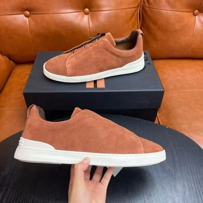 Casual-Sportschuhe aus Segeltuch mit flachem Boden für Herren im Frühjahr und Herbst Neue Herren schuhe mit weichen Sohlen und Sportschuhen für Herren