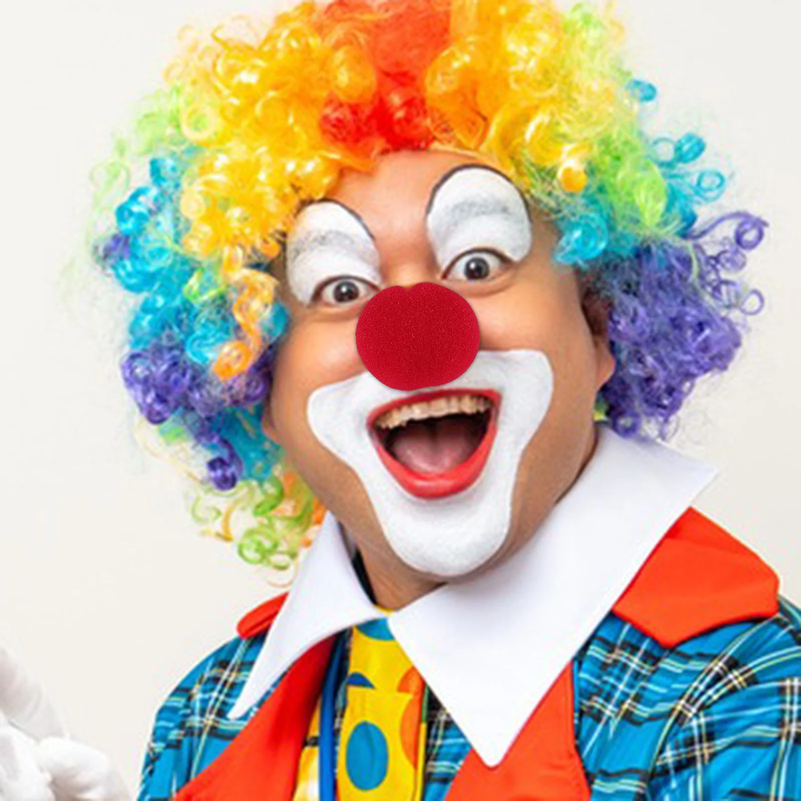 Neus voor de meeste maten Clown Rode Elasticiteit Verkleed Halloween-kostuumaccessoires