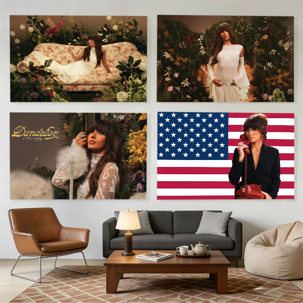 E-Ella L-Langley Dandelion Flag Tapestries  For Classroom Dormitory Camping Picnic Party Cheering Home Indoor Outdoor Decor