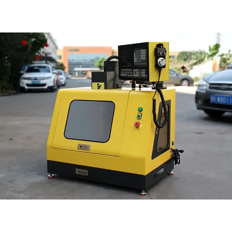 YH200A Mini 4 Axis CNC Milling Machine BT30 Small Vertical CNC Machining Center for Aluminum Steel Prototyping Milling Lathe