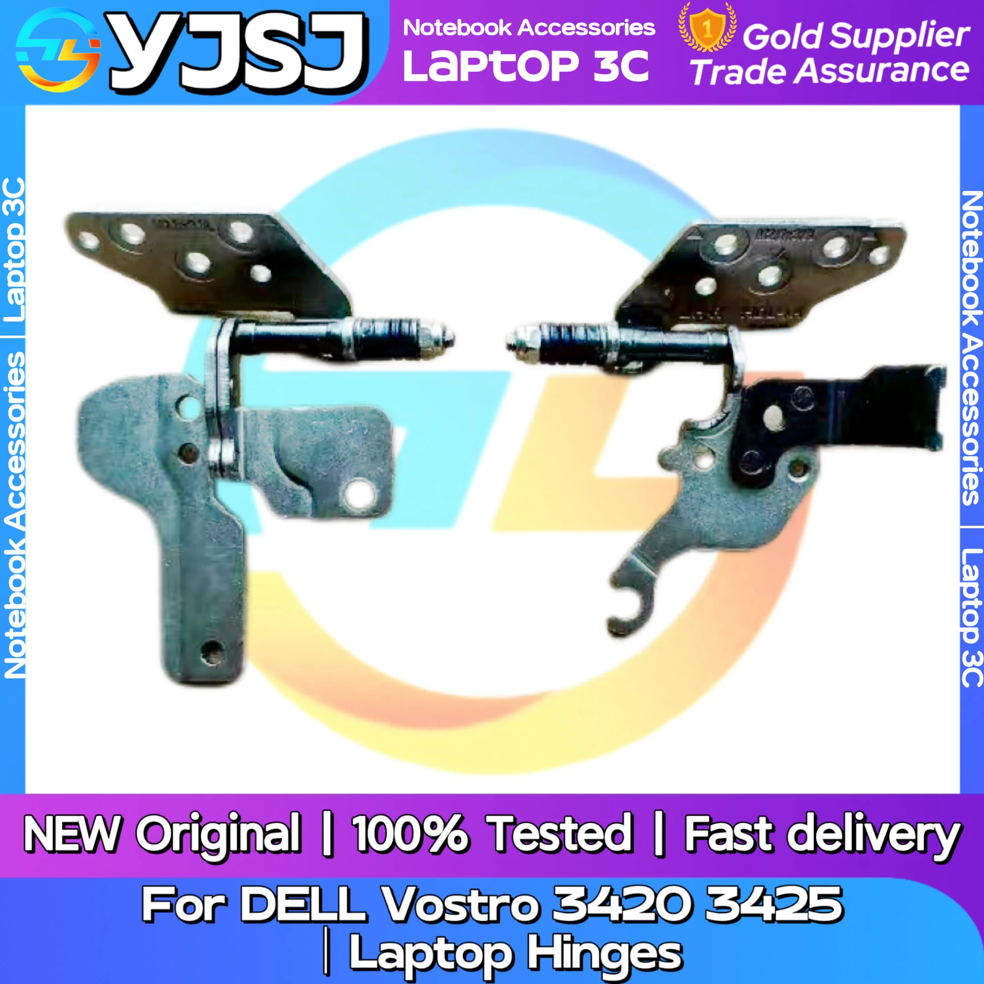 New Original Laptop Notebook Hinges For DELL Vostro 3420 3425 LCD Screen Hinge built-in left and right Hinges LCD shaft