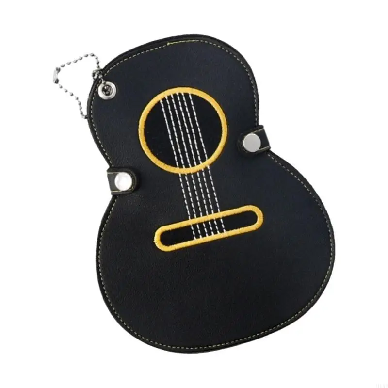 

91AF Fashionable Guitar Pick Sleeve with Intricate Embroidery Plectrum Storage