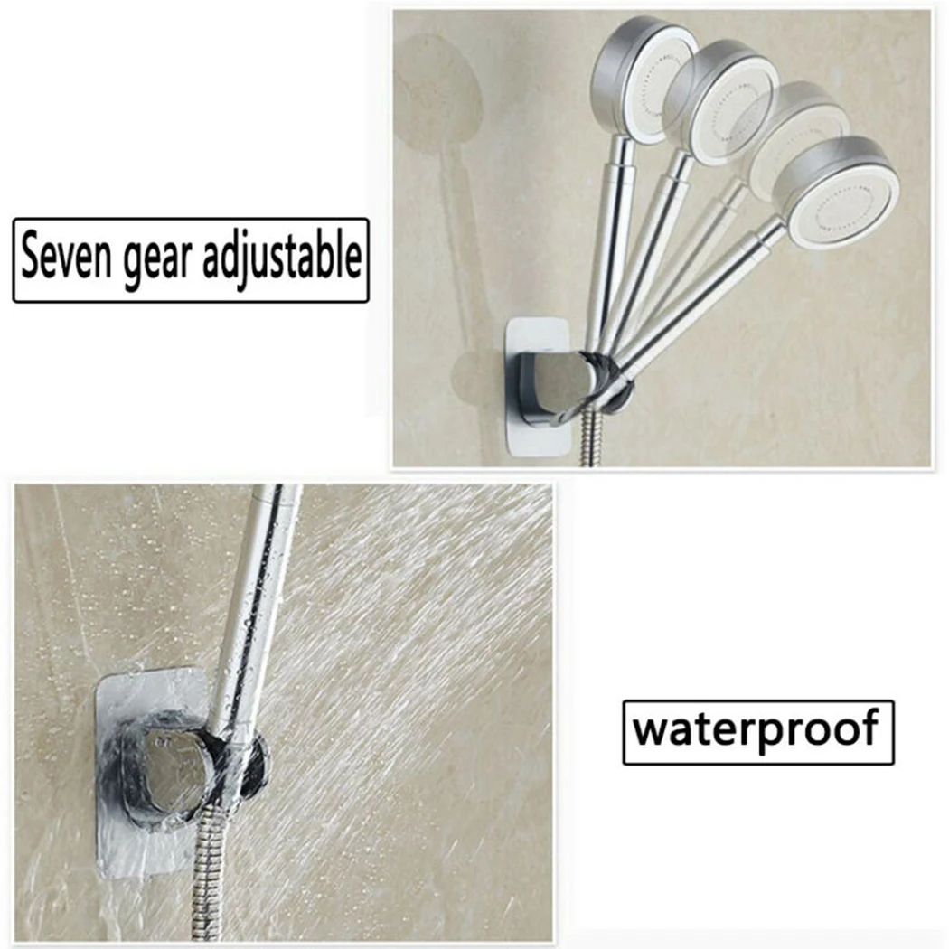 

Shower Head Holder Wall Mounted Shower Holder Bathroom Accessory 7-Speed Adjustable Shower Bracket Bathroom Gadget