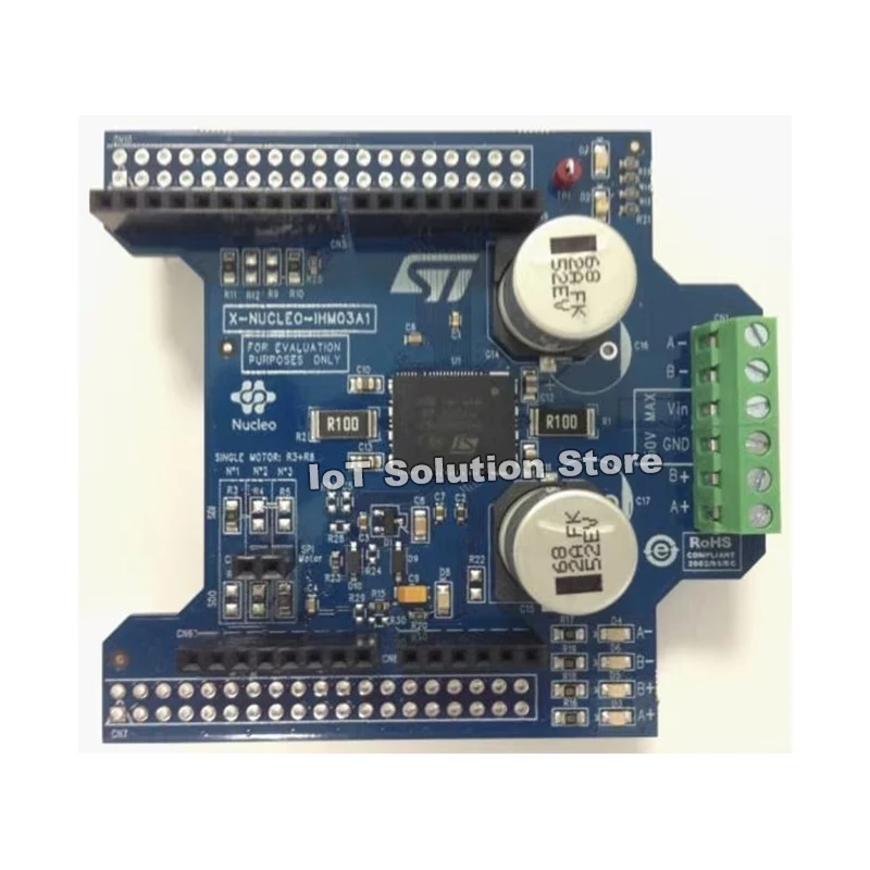 

X-NUCLEO-IHM03A1 High power Stepper Motor Driver Expansion Board based on PowerSTEP01 for STM32 Nucleo