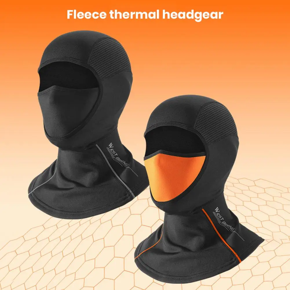 Winter Warm Balaclava Hat Breathable Cycling Cap Outdoor Sport Full Face Cover Scarf Motorcycle Bike Helmet Liner